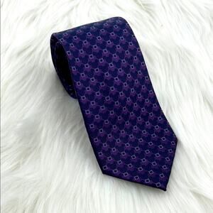 Disney Parks Original Hidden Mickey Mouse Tie 100% Silk. - Purple
